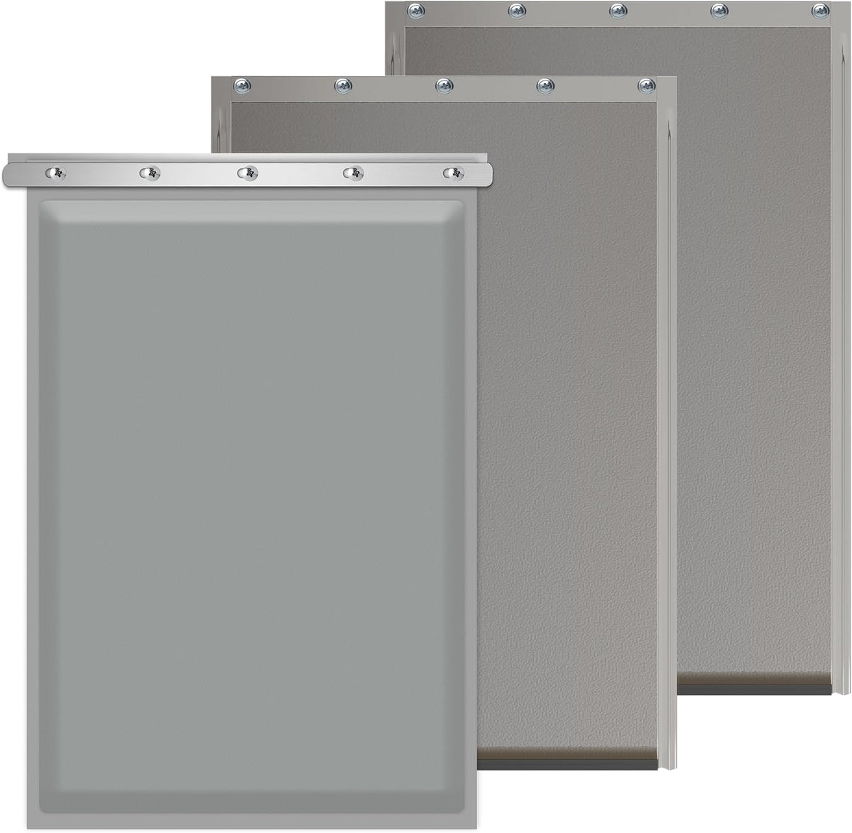 2-Pack Large Dog Door Replacement Flaps with Screws – Essentials for Dogs - 3-flap / Large