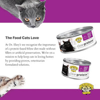 Dr. Elsey's cleanprotein Original Rabbit & Turkey Recipe Wet Cat Food, (Pack of 24), 2.75oz Cans