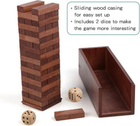 Wooden Blocks Stacking Games 48PCS Tumbling Tower for Kids Families – Fun for Kids & Family - 54PCS - image 4