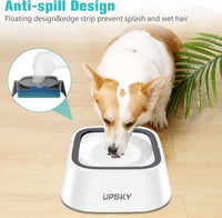 UPSKY No Spill Pet Water Bowl - White / 35 fl oz - image 4