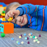 48 Pieces Marbles Glow in The Dark for Kids - 0.32 Inch - image 3