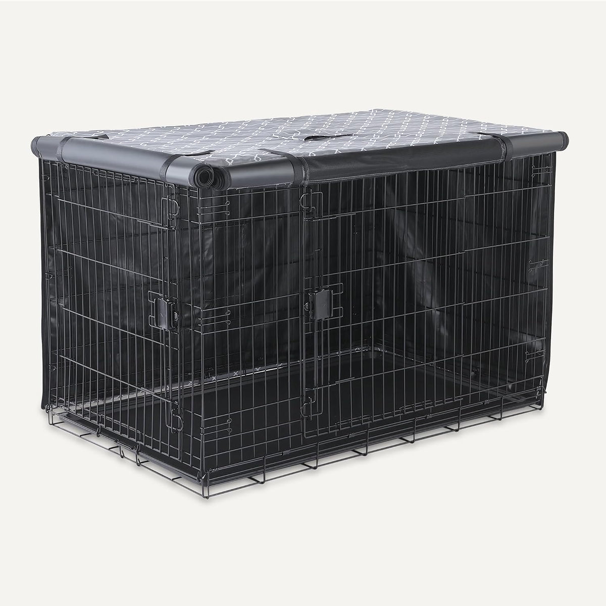 Amazon Basics Dog Cage Cover for 42-inch Wire Crates - 48"L x 30"W x 32"H - image 3