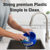 Dog Crate Water Bowl No Spill - Blue - image 3
