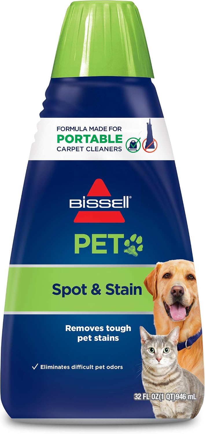 Bissell 74R7 Pet Stain & Odor Portable Machine Formula, Fl Oz - 32 Fl Oz (Pack of 1) / Pet Formula