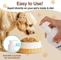 Salmon Oil for Dogs, Fish Oil for Cats, 32oz Salmon Oil for Dogs Skin and Coat Fish Oil Supplements with Vitamin D, EPA + DHA for Itchy Relief, Immune Support for Joints & Heart, Dry Skin & Allergies