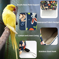 ShuRung Parrot Cockatiel Warm House Bird Nest Bed Winter Hanging - S - image 4