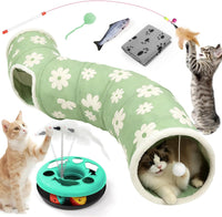 Cat Tunnels for Indoor Cats - Green