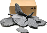 Aquarium Rock Natural Slate Rocks 2 to 4 inch Aquariums Stone - 10lb(2-7'')