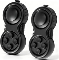 Skylety 2 Fidget Pad Game Controller Fidget Toy - All Black Style