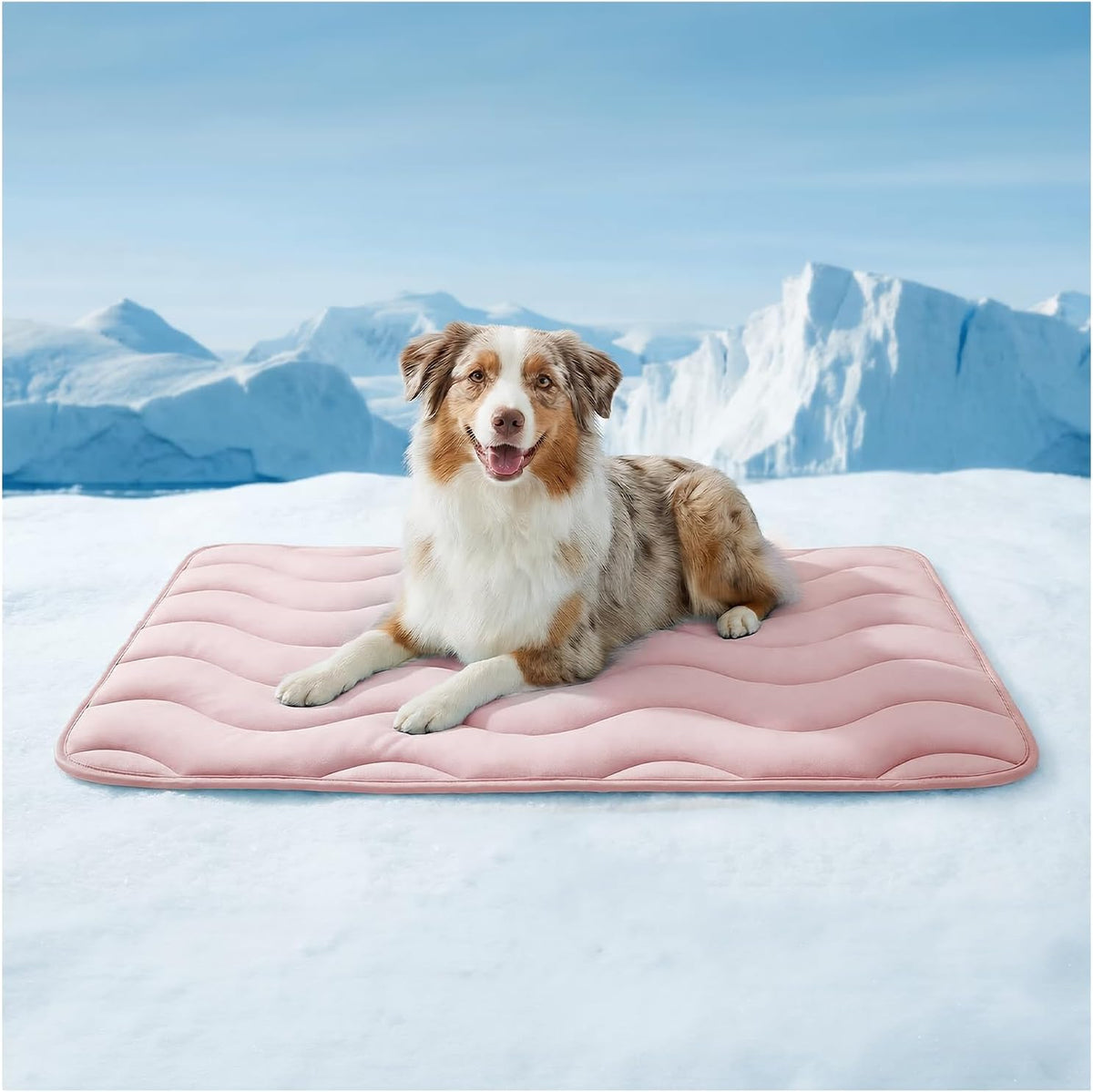 furrybaby Dog Cooling Mat, Self Cooling Mat for Large Dogs& Cats - Pink / 42"x28"(Large)
