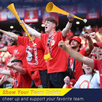 Collapsible Stadium Horn 24 Inch Vuvuzela Trumpet Blow Horns - Orange - image 4