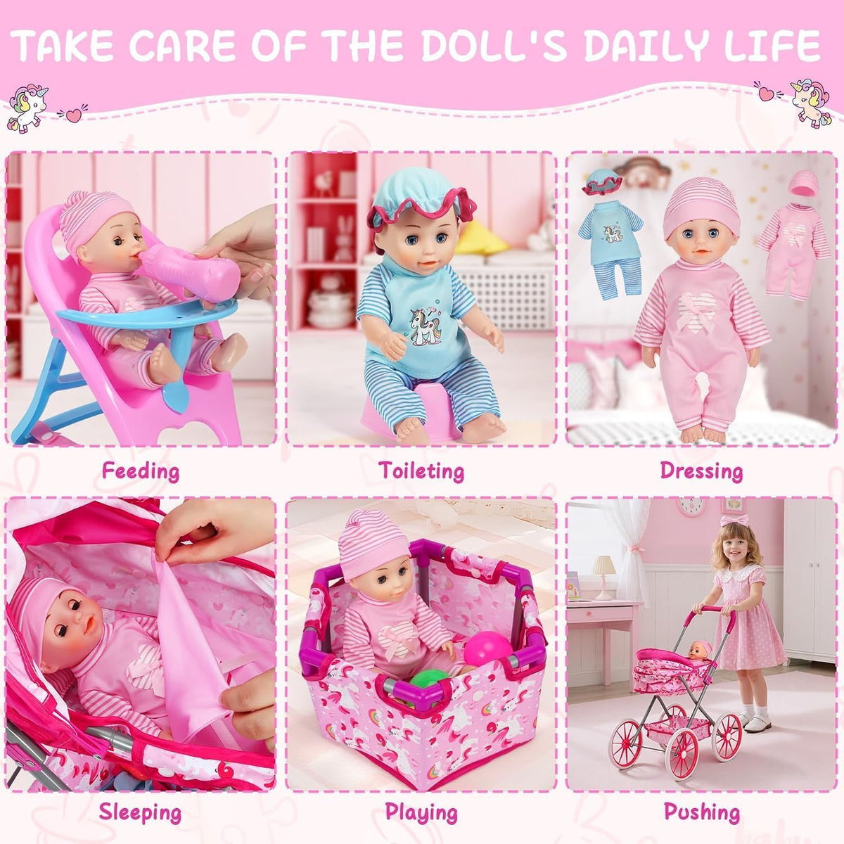 DRAMATION Baby Doll Stroller Set - image 4