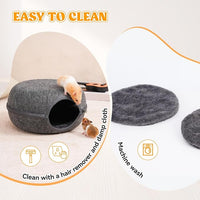 Guinea Pig Hideout, Double Function Guinea Pig Bed with 2 Soft Cushions, Small Animal Cage Accessories for Guinea Pigs, Hamsters, Hedgehogs, and Ferrets