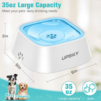 UPSKY No Spill Pet Water Bowl - Blue / 35 fl oz - image 3