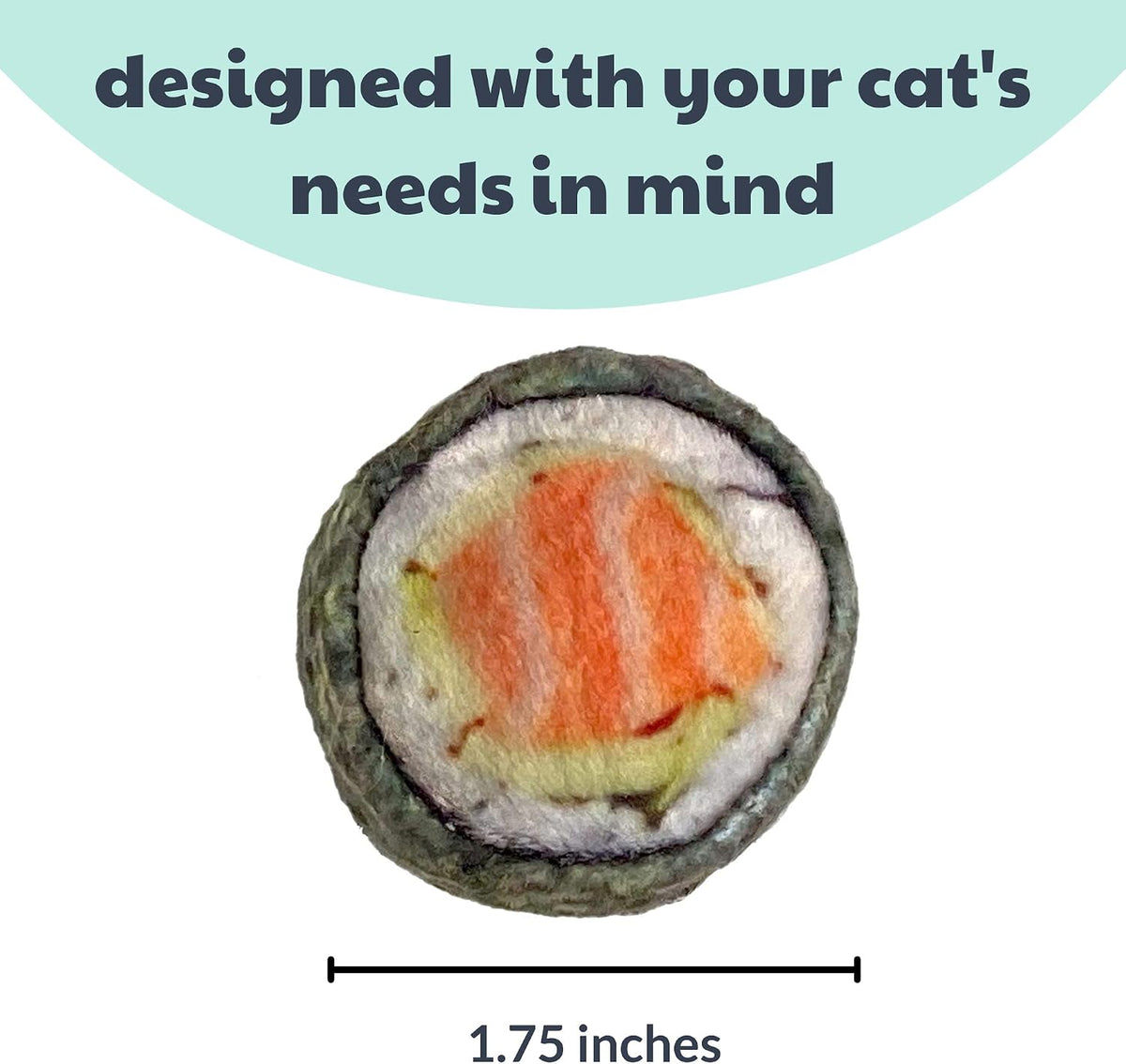 Huxley & Kent Plush Cat Toy - Sushi - image 3