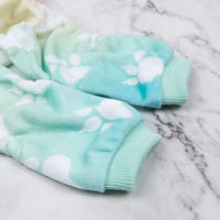 CuteBone Small Dogs Outfit Soft Puppy Onesies Pjs Christmas Dog - A05-Gradient footie / Medium - image 3
