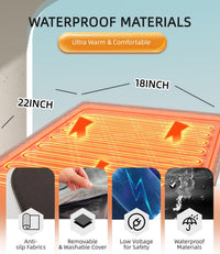 Pressure Activated Pet Heating Pad 18 x 22, Gravity Sensing - Medium - image 3