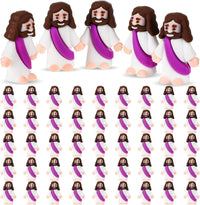 Sumind 50 Pcs Little Jesus Figures Original Design - Purple