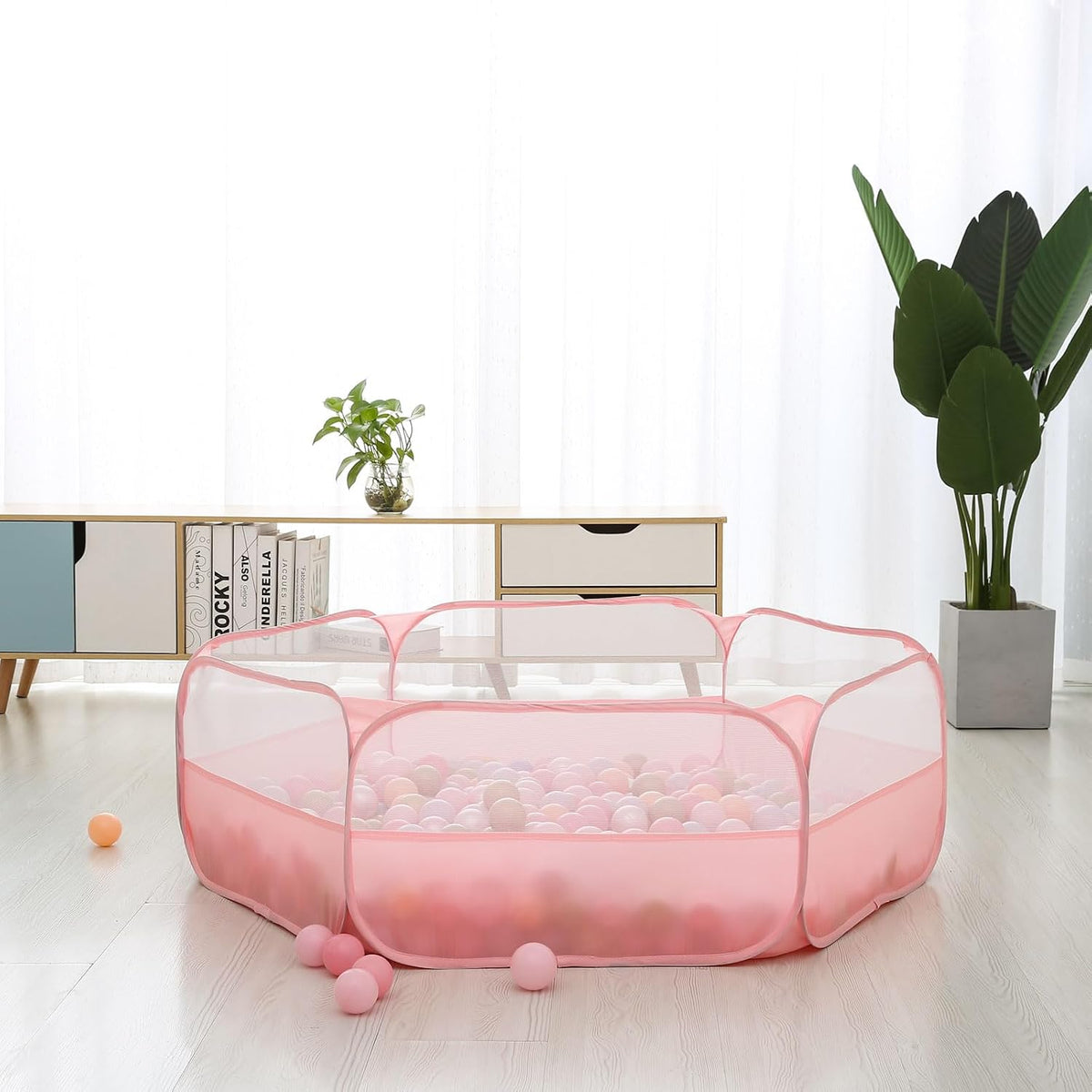 TRENDPLAY foldable pop up ball pit play tent for toddlers with storage bag - view 30