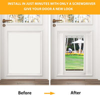 2-Pack Extra Large Transparent Dog Door Replacement Flaps Size 9 3/4" - 9.75"x 17" - image 4