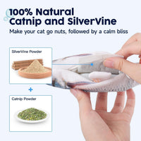 Potaroma Cat Toys Flopping Fish with Catnip - Carp - image 4