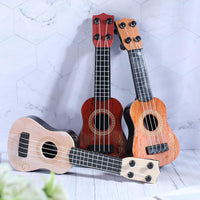 Lenwen 6 pack 10 inch mini toy guitars for kids with 4 nylon strings in three colors - view 2