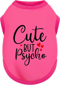 Expressive Cotton Dog Apparel: Soft - M-(8~14lb) | Chest(~18.1") / Rose Red