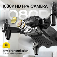DEERC D20 Mini Drone for kids 1080P HD FPV Camera Remote Control - D20-Black - image 2