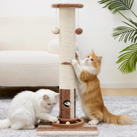 34" Tall Cat Scratching Posts - Brown