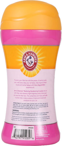 Arm & Hammer Cat Litter Deodorizing Crystals - Sage / 15 Ounce (Pack of 2) - image 2