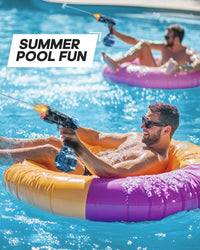 BESIBY electric water gun with transforming body, flashing lights and 400ML tank - view 11