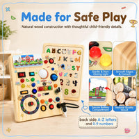 Busy Board with LED Light Switches - School Busy Board - image 3