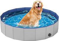 Dog Pool for Large Dogs, Plastic Pool for Dogs - M - 40'' x12“