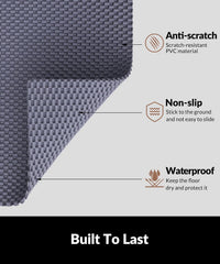 Cat Litter Mat, Cut to Fit Any Place - Grey / 40x28 Inch - image 3