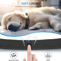 Upgraded AirTag Dog Collar, IP68 Waterproof Air Tag Dog Collar Holder, Reflective, Ultra-Durable, Comfortable Padded, Heavy Duty Dog Collars for Small Medium Large Dogs (L (14.8"-20.3"), Blue)