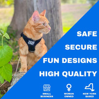 Travel Cat Harness and Leash Set - Small / Black - image 2