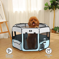 X-ZONE PET Foldable Dog Playpen - Medium / Blue - image 3