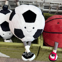 Cute Volleyball Plush Volleyball Gift Stuff Soft Sports Throw Pillow – Fun for Kids & Family - Soccer - image 4