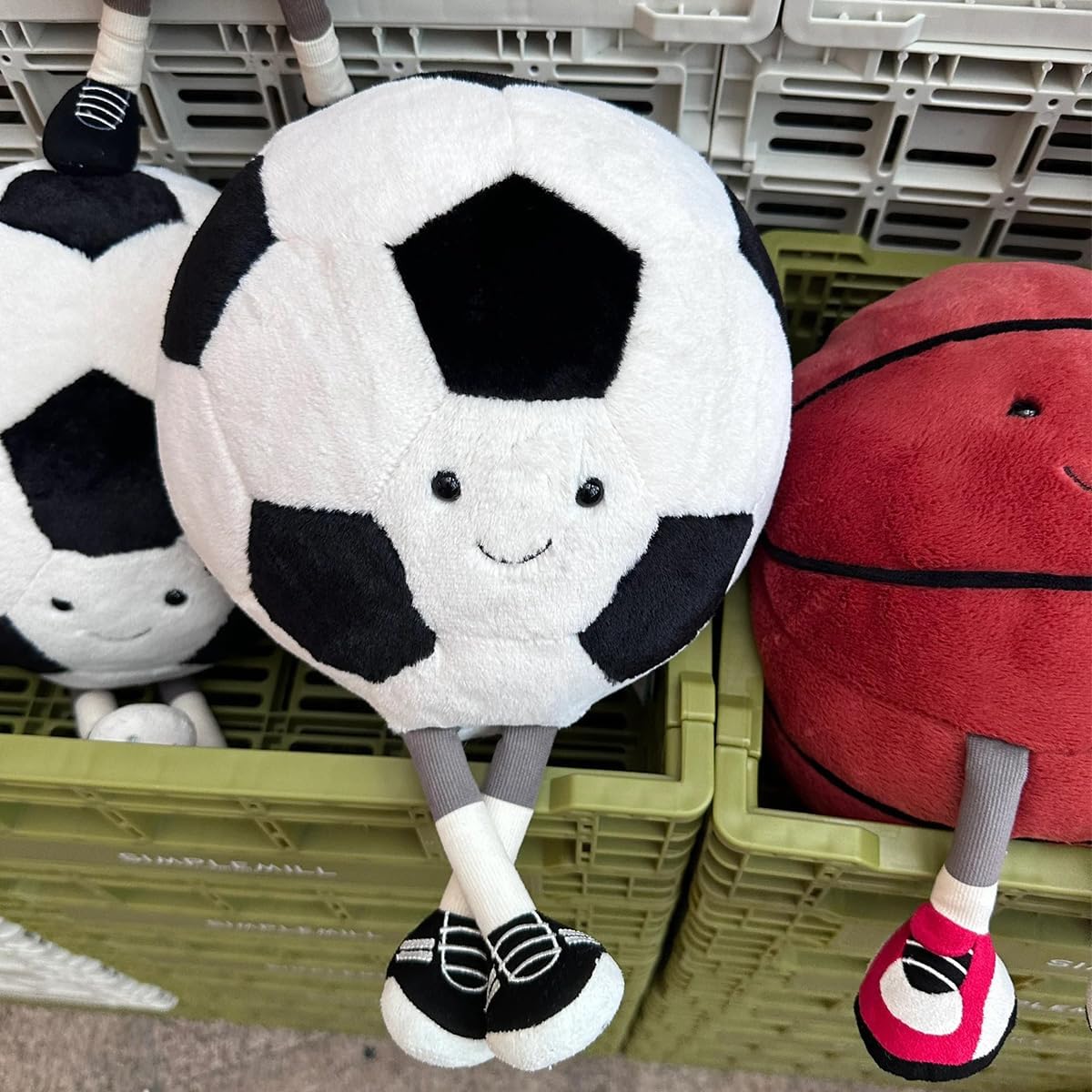 Cute Volleyball Plush Volleyball Gift Stuff Soft Sports Throw Pillow – Fun for Kids & Family - Soccer - image 4