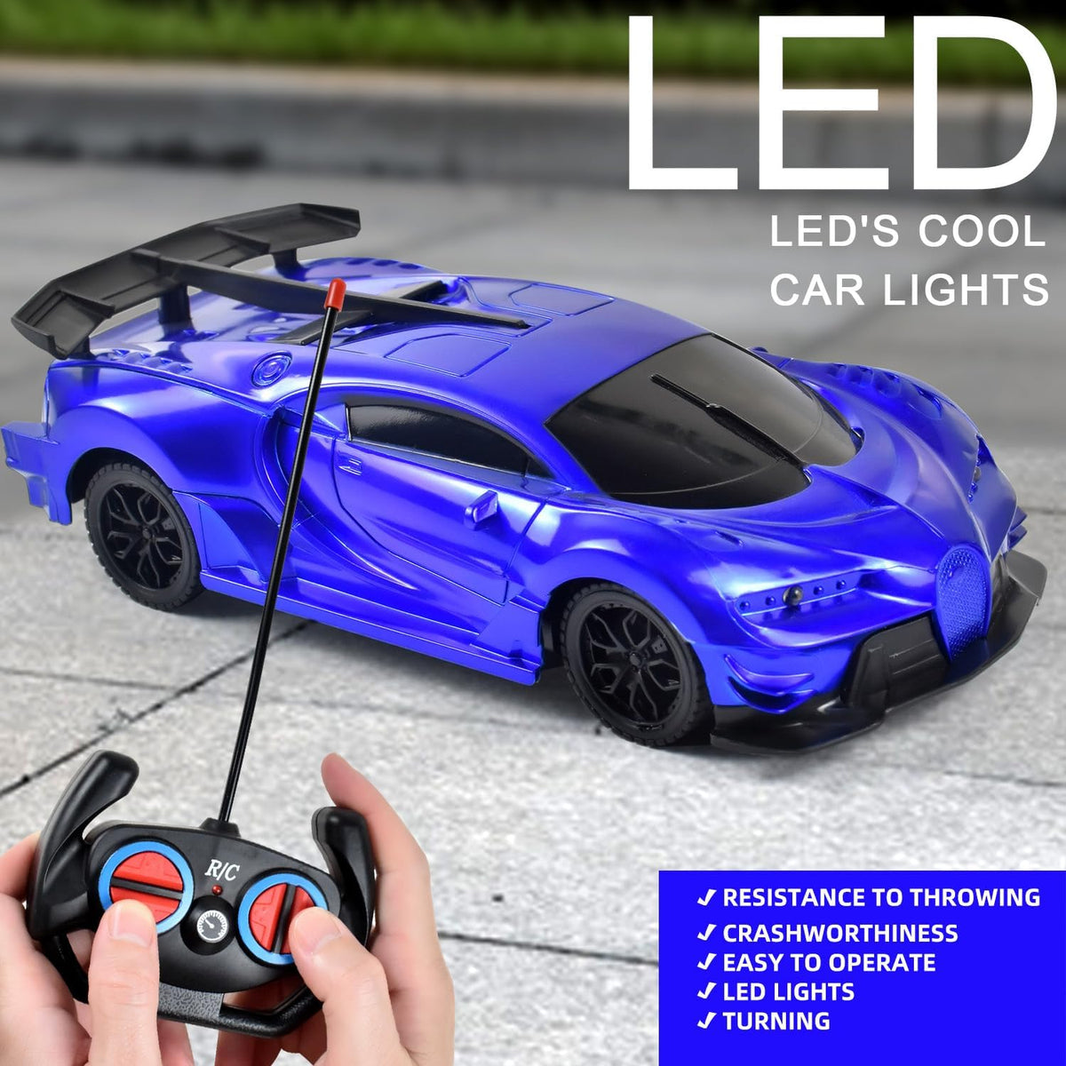 Tuko Remote Control Car Toys - Blue - image 4