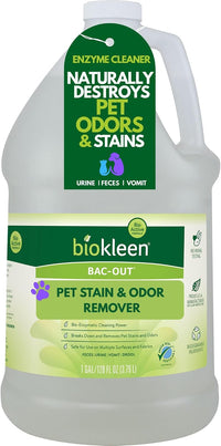 Biokleen Bac-Out Pet Urine Odor Eliminator, Enzymatic, Natural - 128 Oz