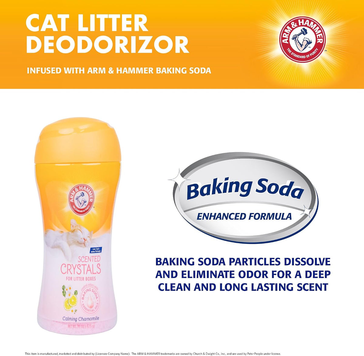 Arm & Hammer Cat Litter Deodorizing Crystals - Chamomile / 15 Ounce (Pack of 1) - image 2