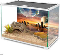 48x18 in Space Aquarium Backdrop Galaxy Planet Earth Fish Tank - 36x18in/90x45cm - image 4