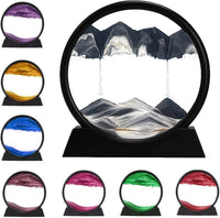 rysnwsu 3D Dynamic Sand Art Liquid Motion - Black / 7''
