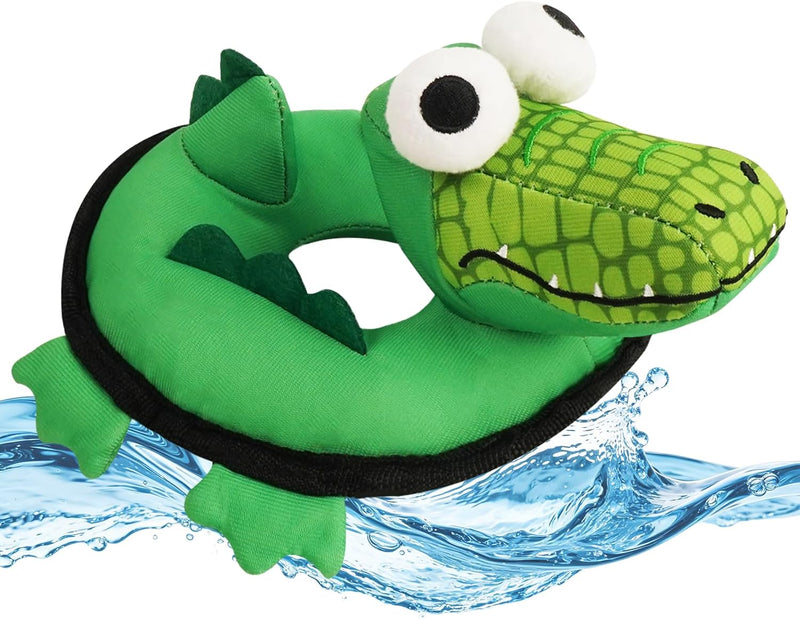 Floating Duck Dog Toy, Squeaky Water Pool Toy for Small Medium Dogs – Essentials for Dogs - Crocodile