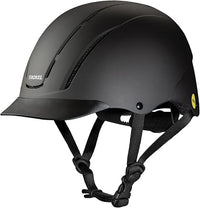 Troxel Spirit MIPS Technology Full Coverage Horse Riding Helmet, Horseback Riding Gear for Equestrians, Extra Small/Youth (6-1/4-6-1/2), Black Duratec