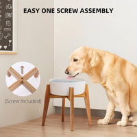 Raised Wooden Dog Bowl Stand for Large Dogs, Fits 9 Inch Bowls – Essentials for Dogs - XLarge - 1 Pack - image 4