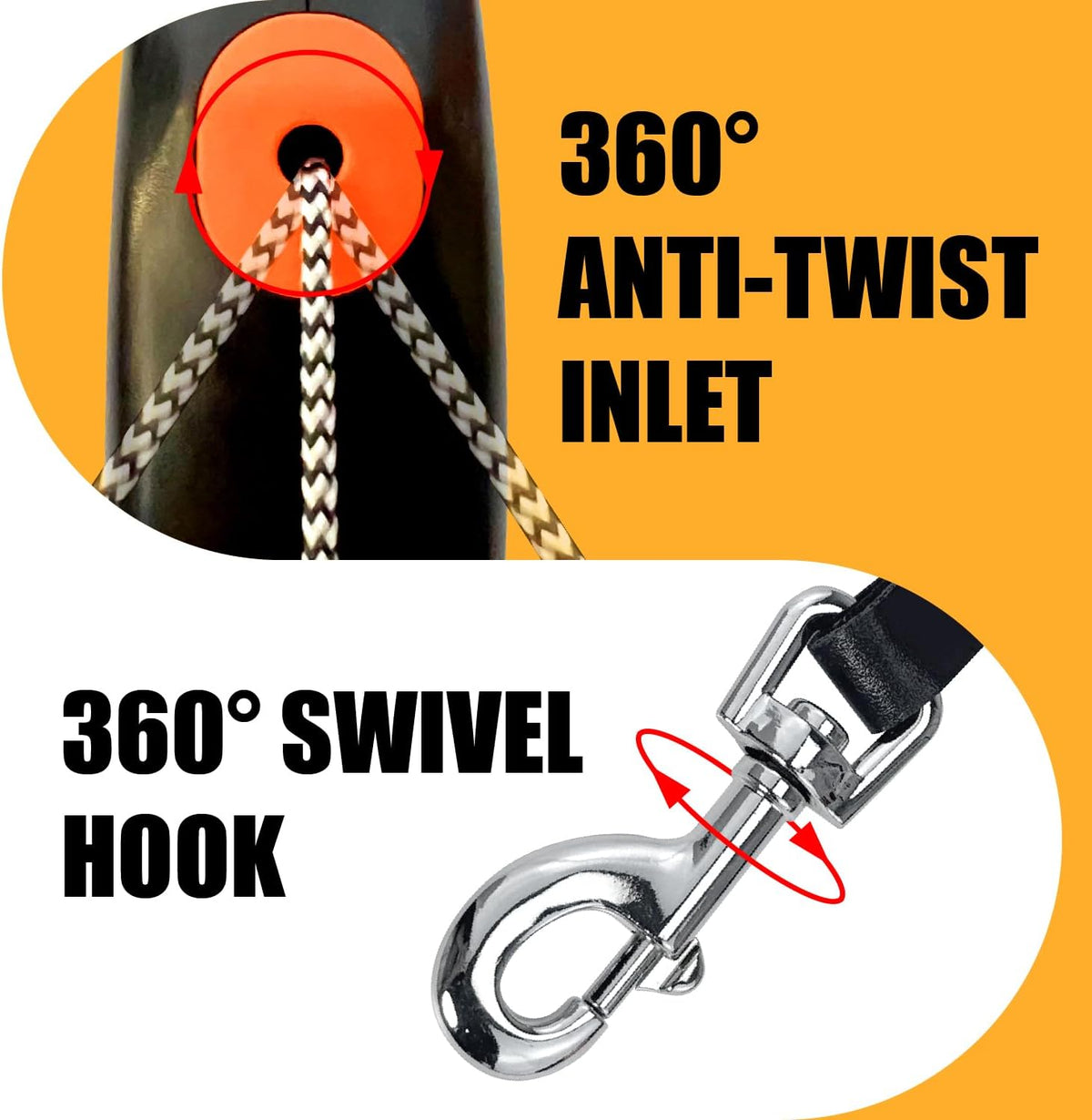 Retractable Dog Leash Automatic Telescopic Tractor Dog Tape - image 3