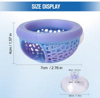 Multi-Functional Betta Hammock Feeding Bed - Rainbow-RedBlue - image 4