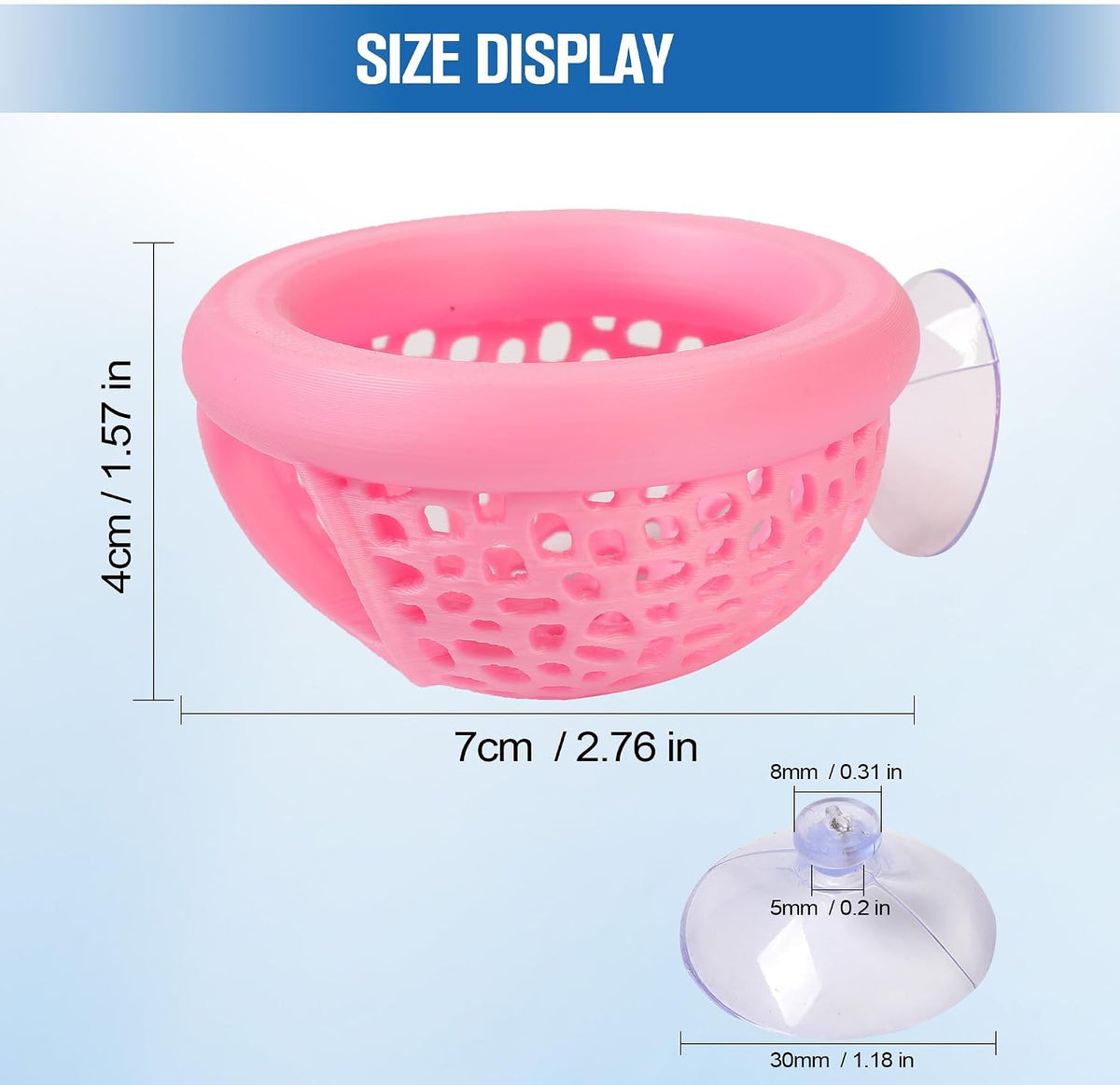 Multi-Functional Betta Hammock Feeding Bed - Pink - image 4